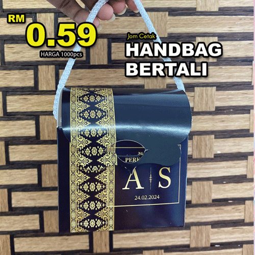 Handbag Cute bertali cetakkan Full Warna