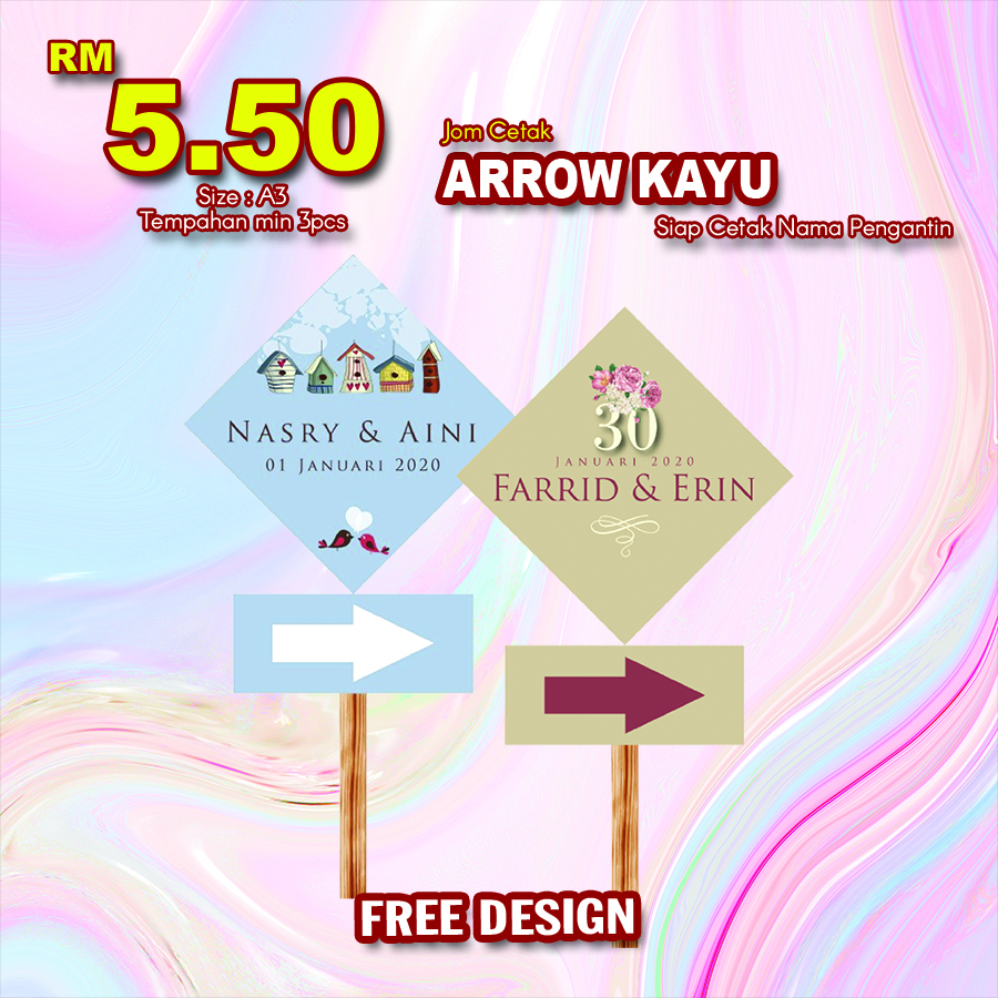 Penunjuk Arah Mini Sign