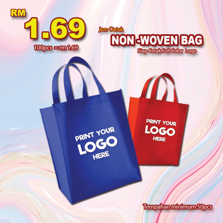 Non Woven Bag + Logo Full Color