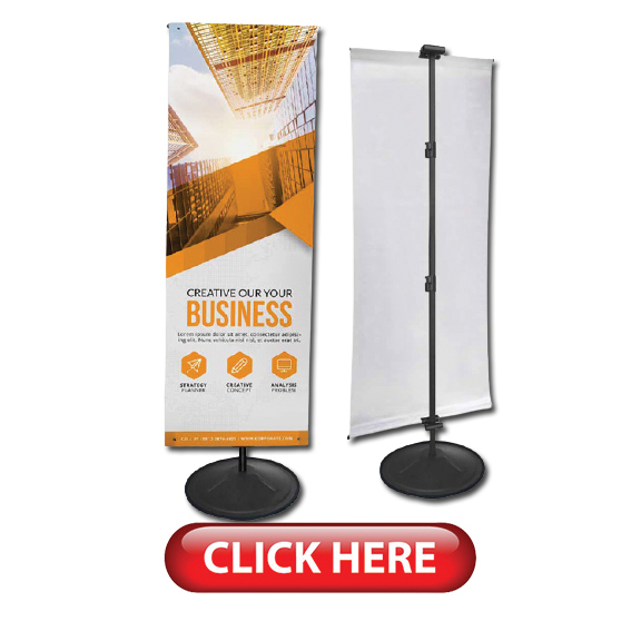 Bunting + Round Base Stand