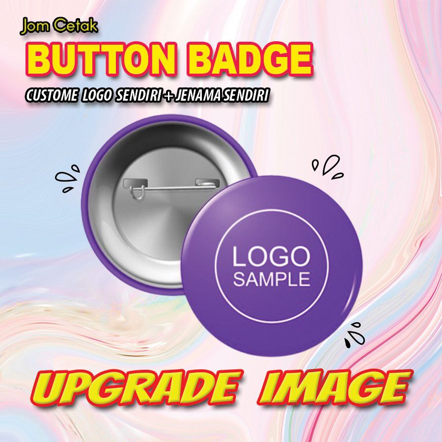 Button Badge (event/program/company/school)