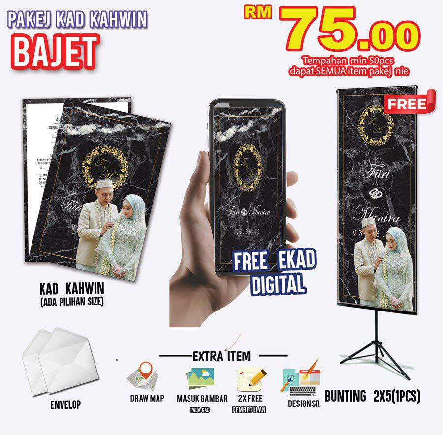 Pakej Kad kahwin Bajet