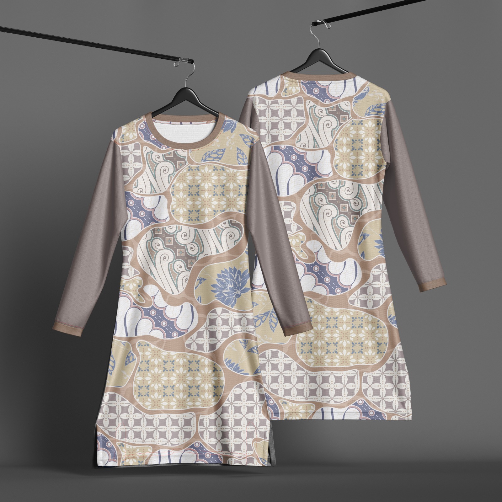 MUSLIMAH BATIK SUBLIMATION V1-006