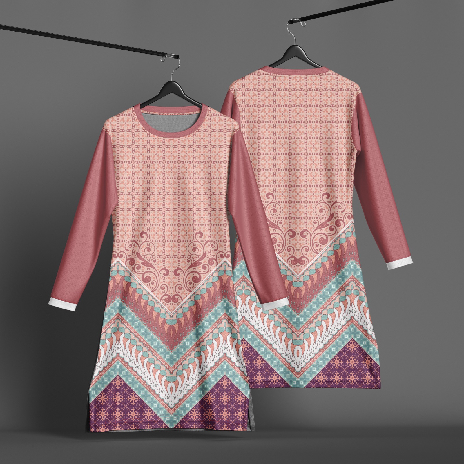 MUSLIMAH BATIK SUBLIMATION V1-008