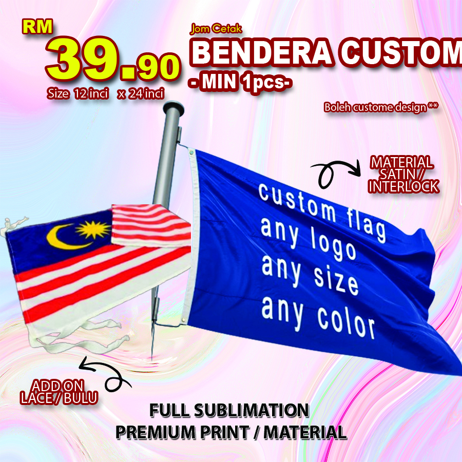 Bendera Print Custome