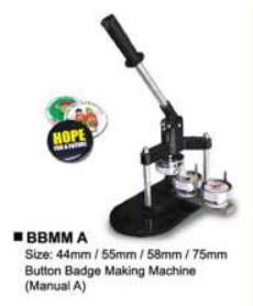 BUTTON BADGE MAKING MACHINE MANUAL